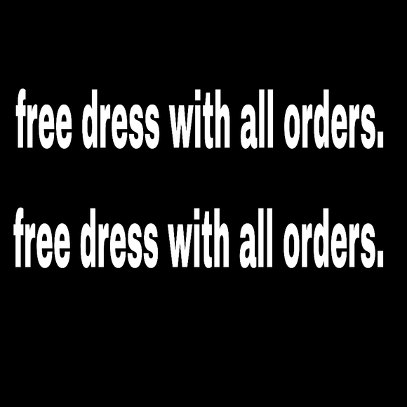 FREE, FREE,FREE, FREE, FREE. DRESS WITH ALL ORDER 🚨🎈🎈. THIS WEEKEND ONLY! - Picture 2 of 2